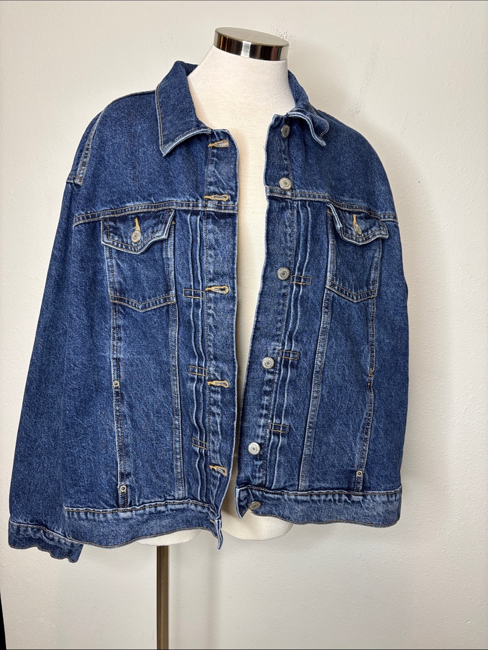 Old Navy Dark Blue Denim Jacket - Women
